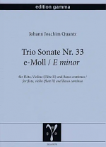 TRIO SONATA No.33 in E minor
