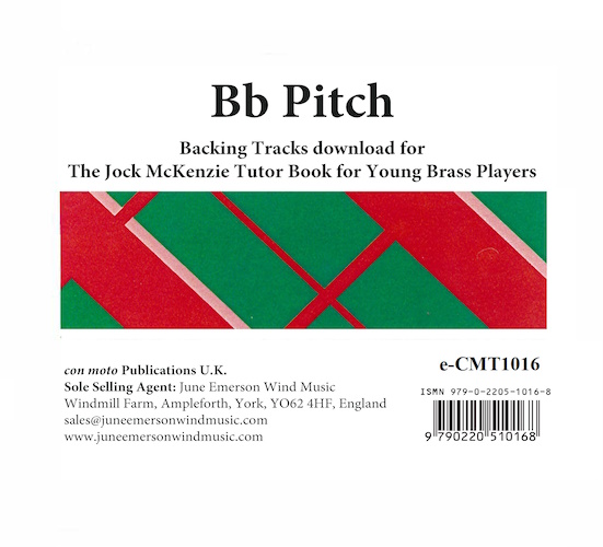 THE JOCK McKENZIE TUTOR Book 1 for Bb Instruments - Backing Tracks